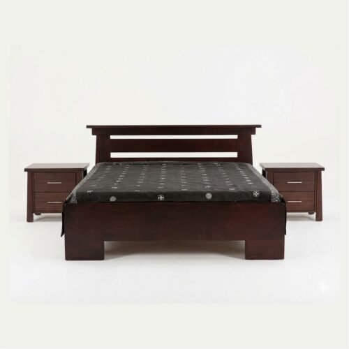 Amoi bed base with a asian-style bedhead