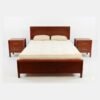 Ashley bed frame with a full panel headboard