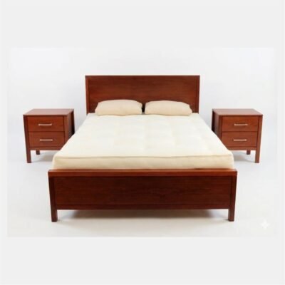 Ashley bed frame with a full panel headboard