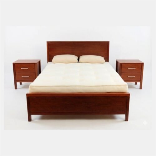 Ashley bed frame with a full panel headboard
