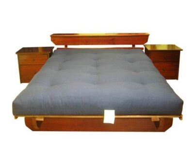 Mid-Set Futon Bed Base Medium Oak