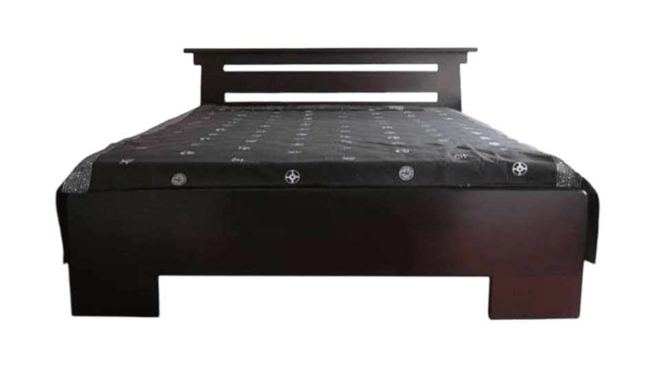 Dark oak tone bed base